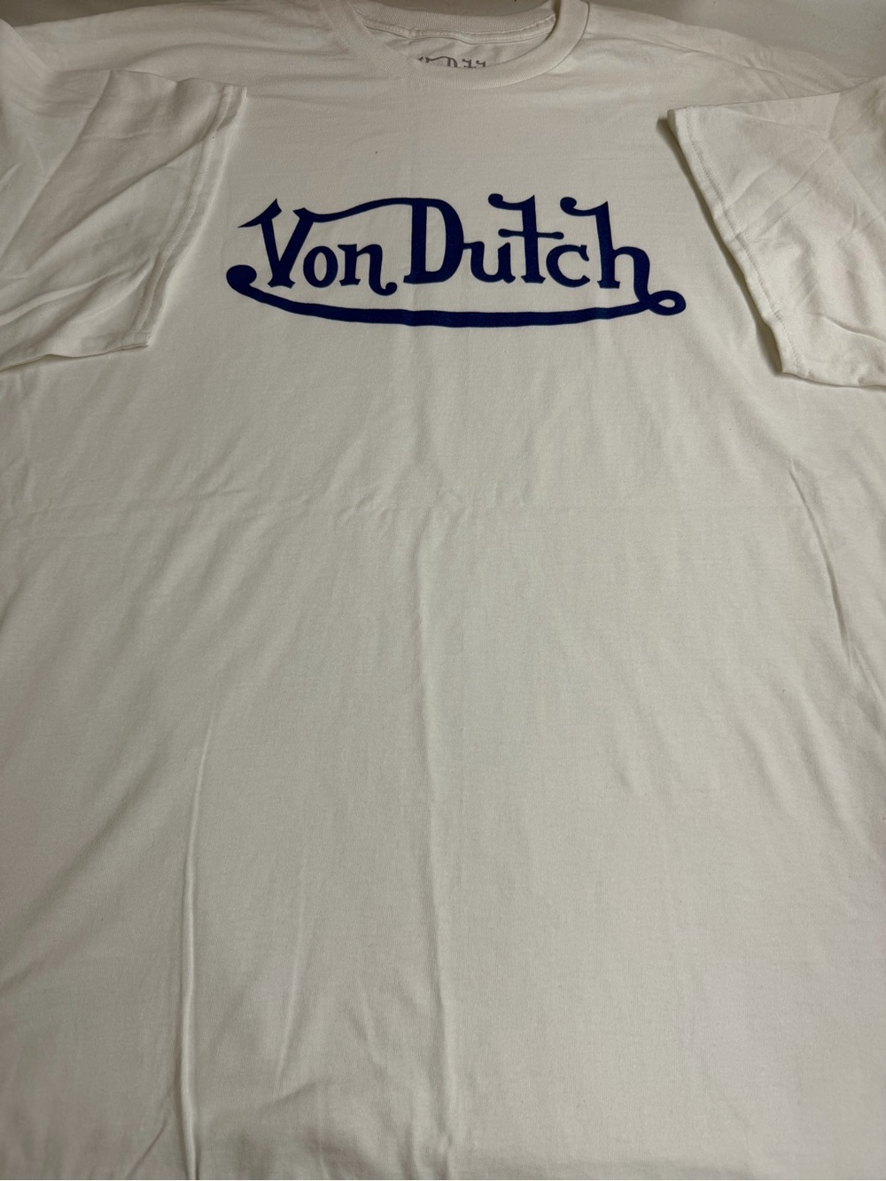 Von Dutch Men's White Logo T-Shirt
